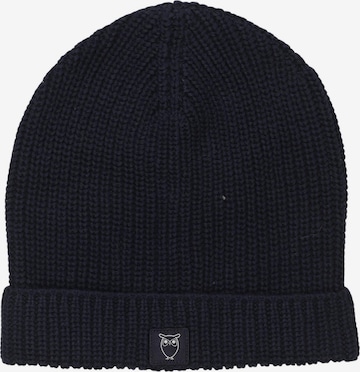 KnowledgeCotton Apparel Hut oder Mütze One Size in Blau: Vorderseite