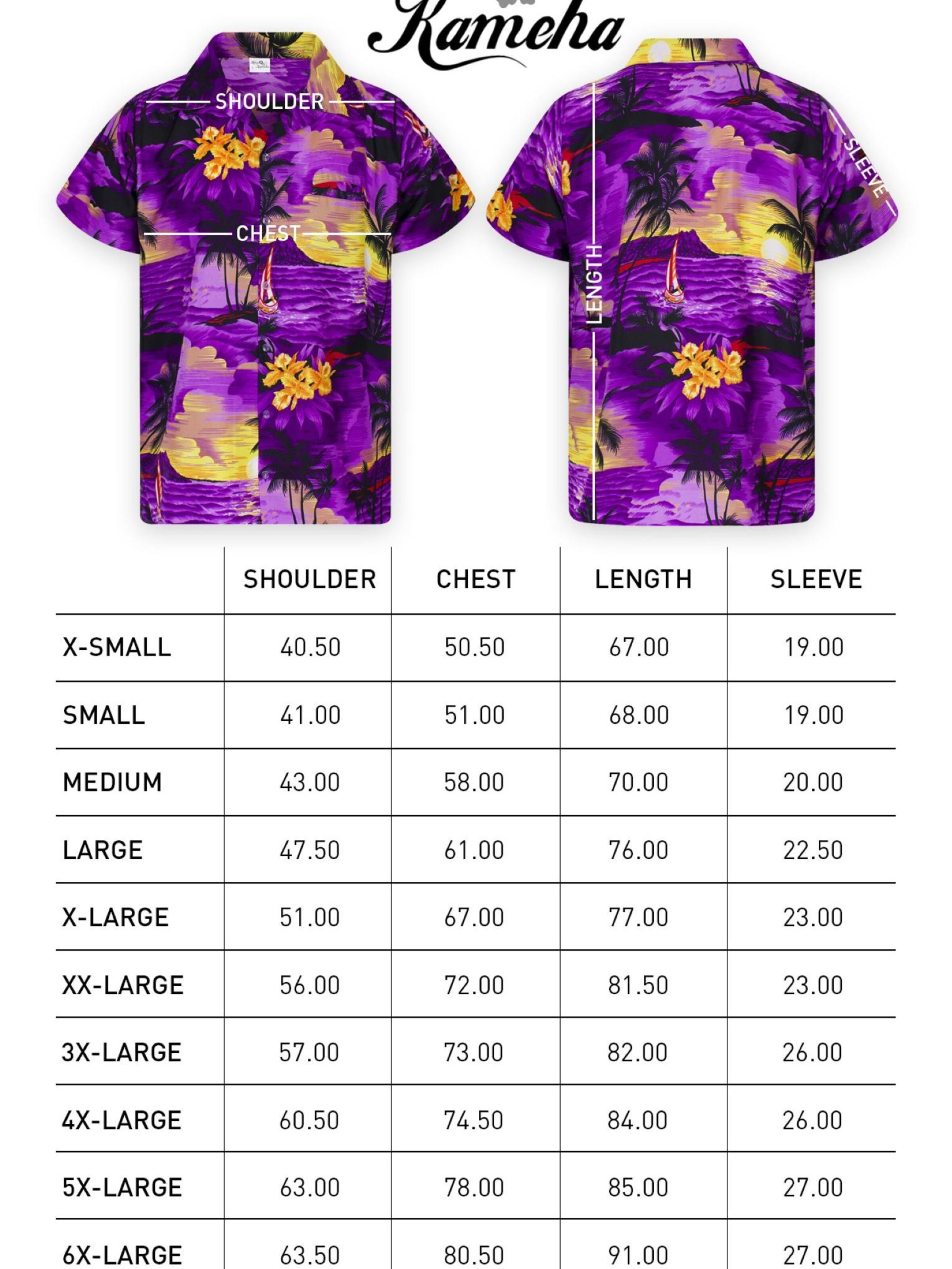 King Kameha Shirt 'Surf' in Purple