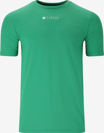 Virtus Performance Shirt 'Roger' in Green: front