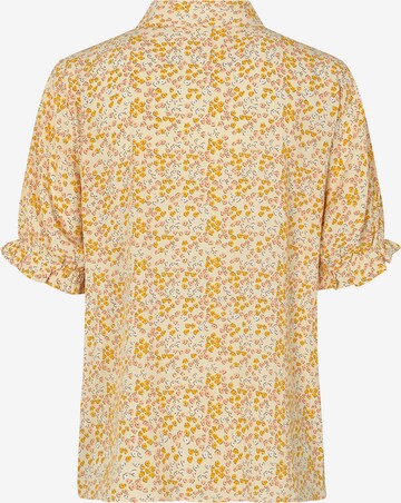 modström - Blusa 'Raven' em amarelo