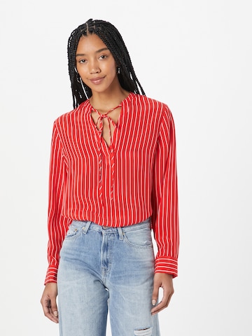 Camicia da donna di TOMMY HILFIGER in rosso: frontale