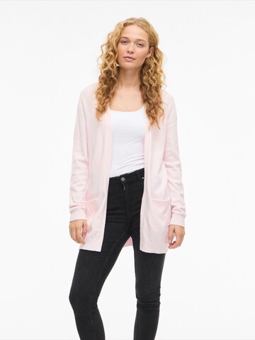 VILA Strickjacke 'VIRil' in Pink: Vorderseite