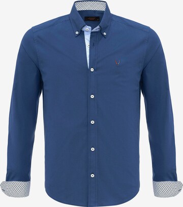 By Diess Collection Regular fit Overhemd in Blauw: voorkant
