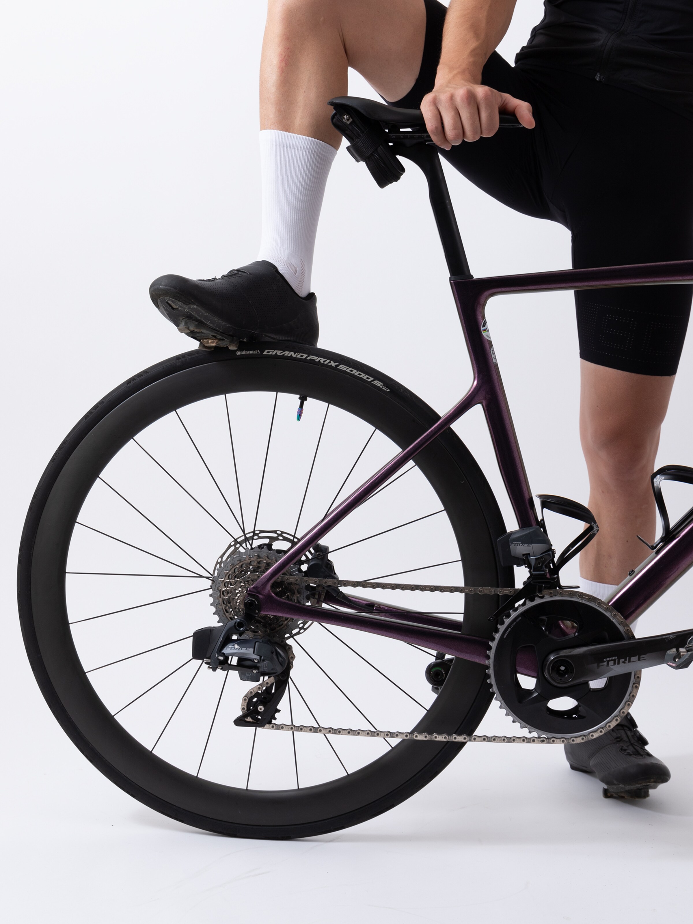 Occulto Sports socks 'Rennrad' in Black