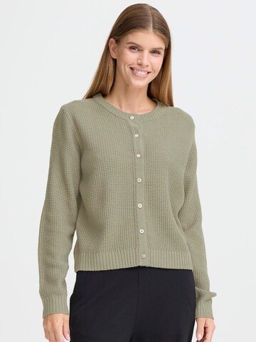 Oxmo Gebreid vest ' OXBMMOMA CARDIGAN ' in Groen