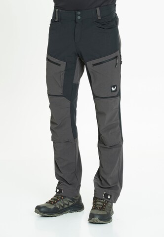 Whistler Regular Outdoorbroek 'Kodiak' in Zwart: voorkant