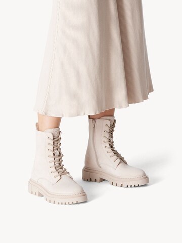 Bottines à lacets Tamaris en gris : devant