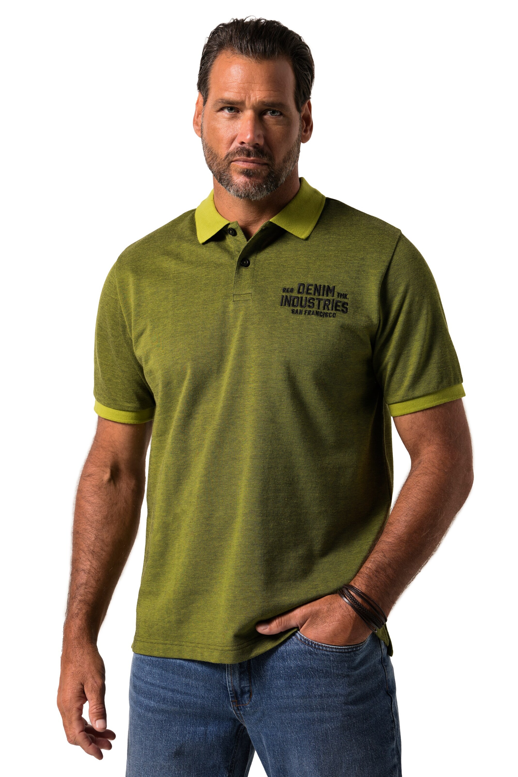 JP1880 Shirt in Green: front
