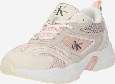 Calvin Klein Jeans Platform trainers in Beige / Peach / White, Item view