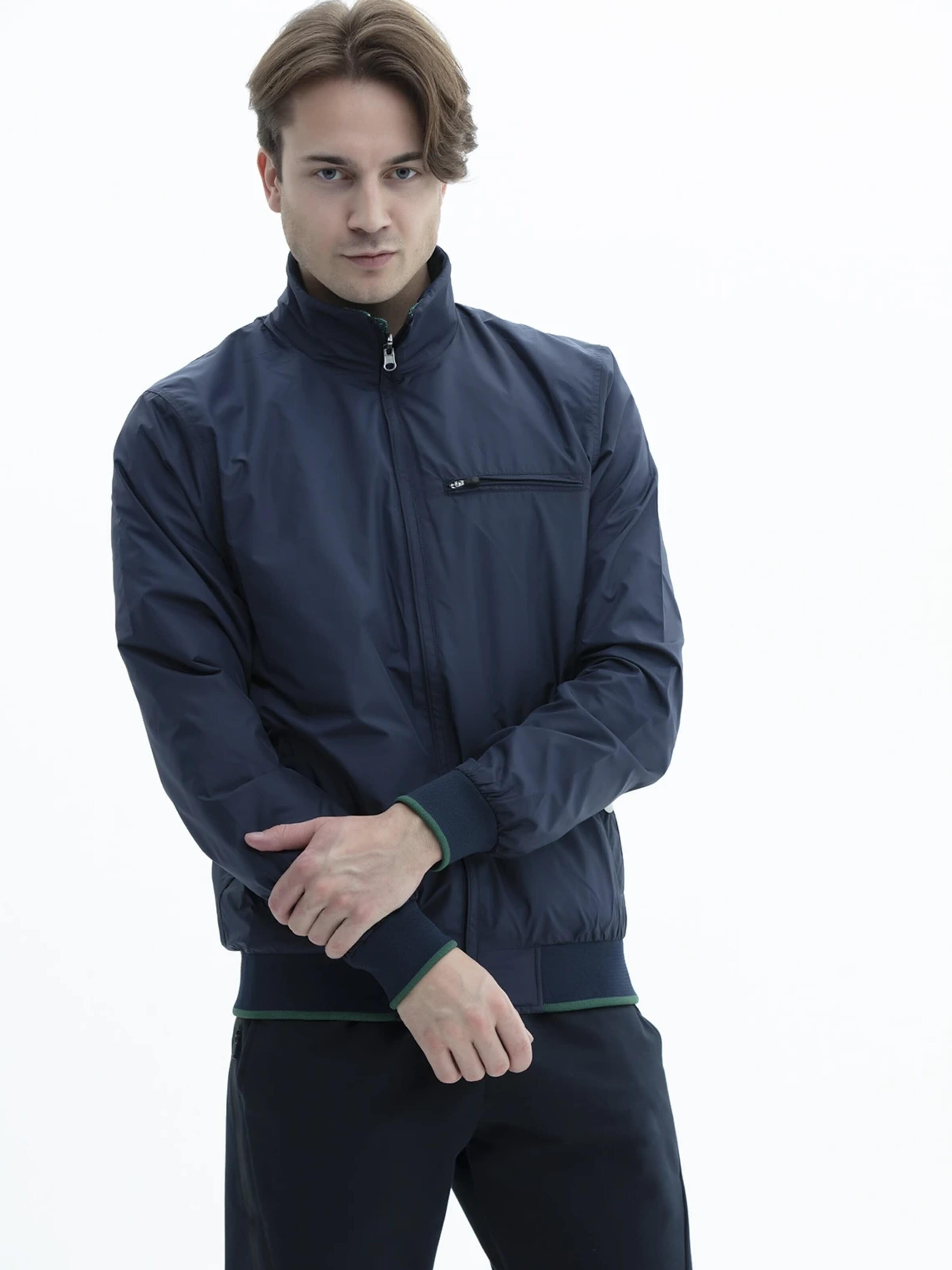Veste mi-saison 'HEDRO' SCR. en vert