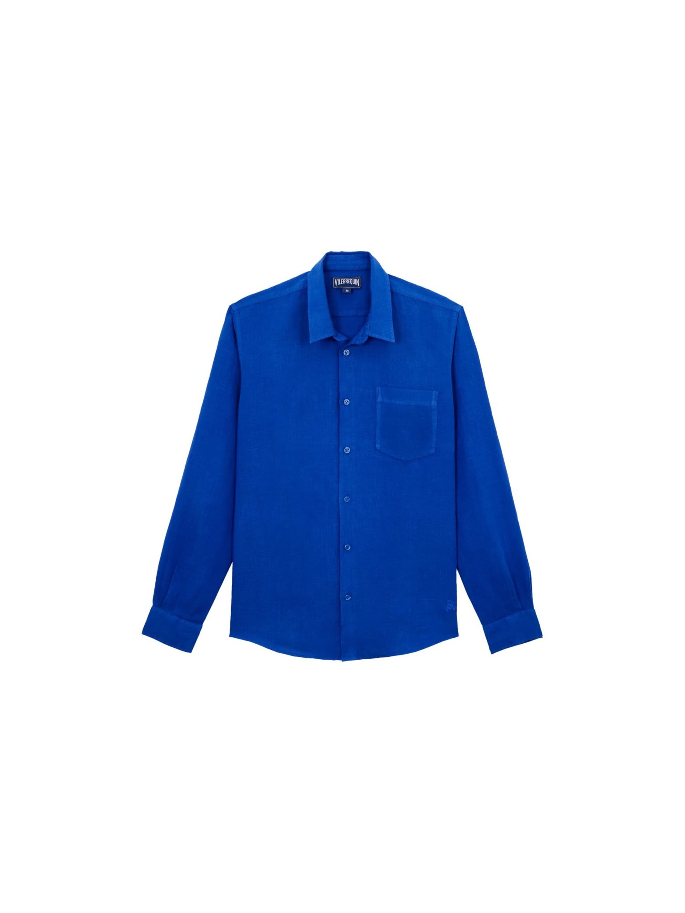 Regular fit Camicia di Vilebrequin in blu: frontale