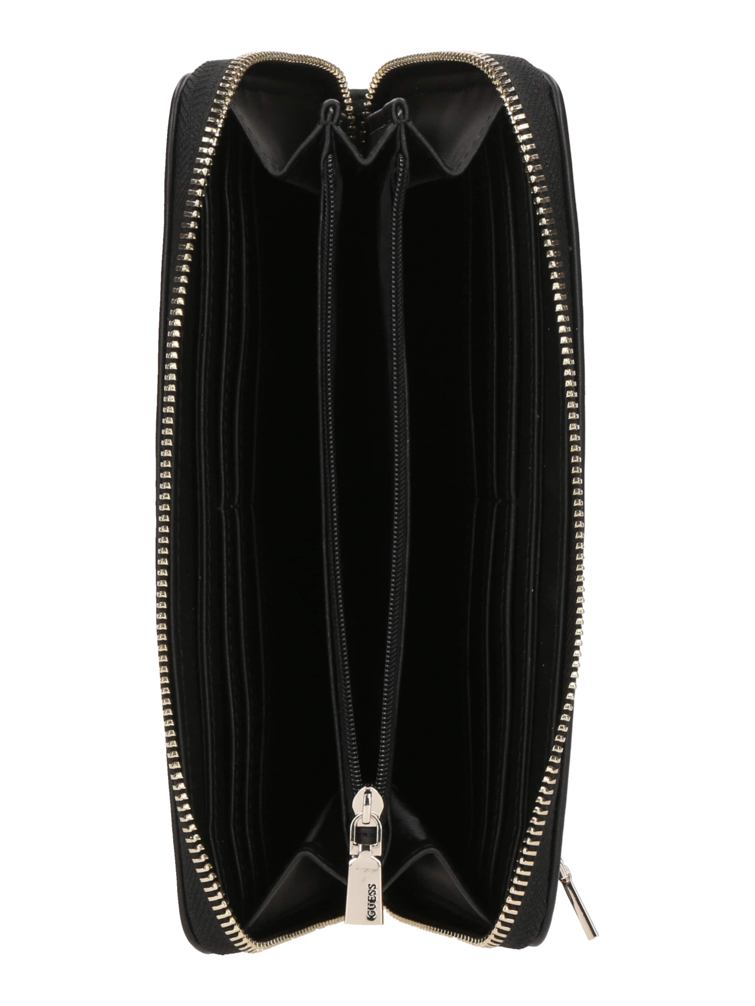 GUESS Wallet 'TALENT SLG LARGE ZIP AROUND' in Black