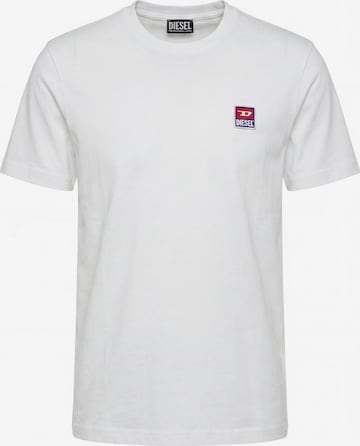 T-Shirt 'T-JUST 16' DIESEL en blanc : devant
