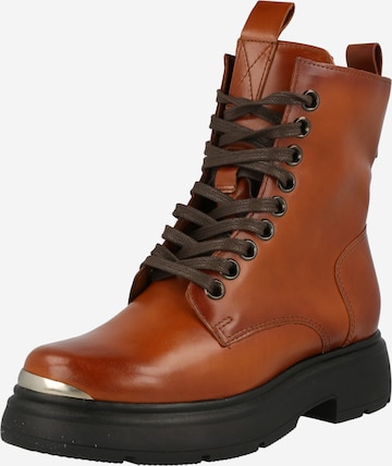 Bottines à lacets 'CAPMETAL' MJUS en marron : devant