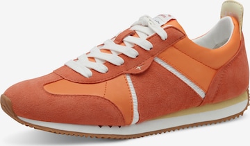Sneaker low de la Tamaris pe portocaliu: față