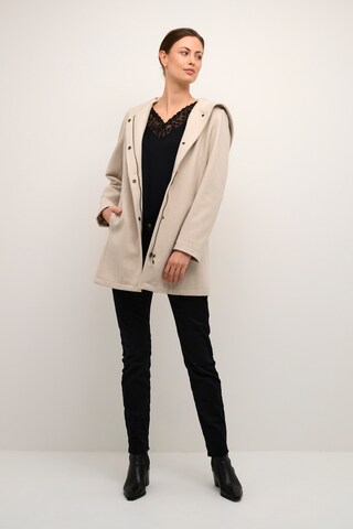 Cream Between-Season Jacket 'Crysta' in Beige