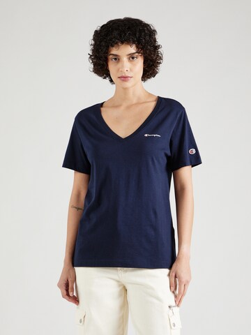 Champion Authentic Athletic Apparel Shirt in Blue: front