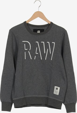 G-Star RAW Sweatshirt & Zip-Up Hoodie in S in Grey: front