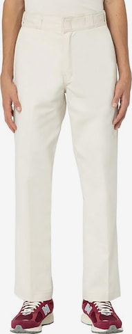 DICKIES Παντελόνι τσίνο '874' σε λευκό: μπροστά