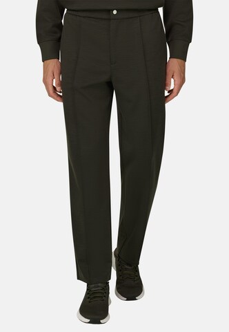 Boggi Milano Slim fit Chino Pants in Green: front
