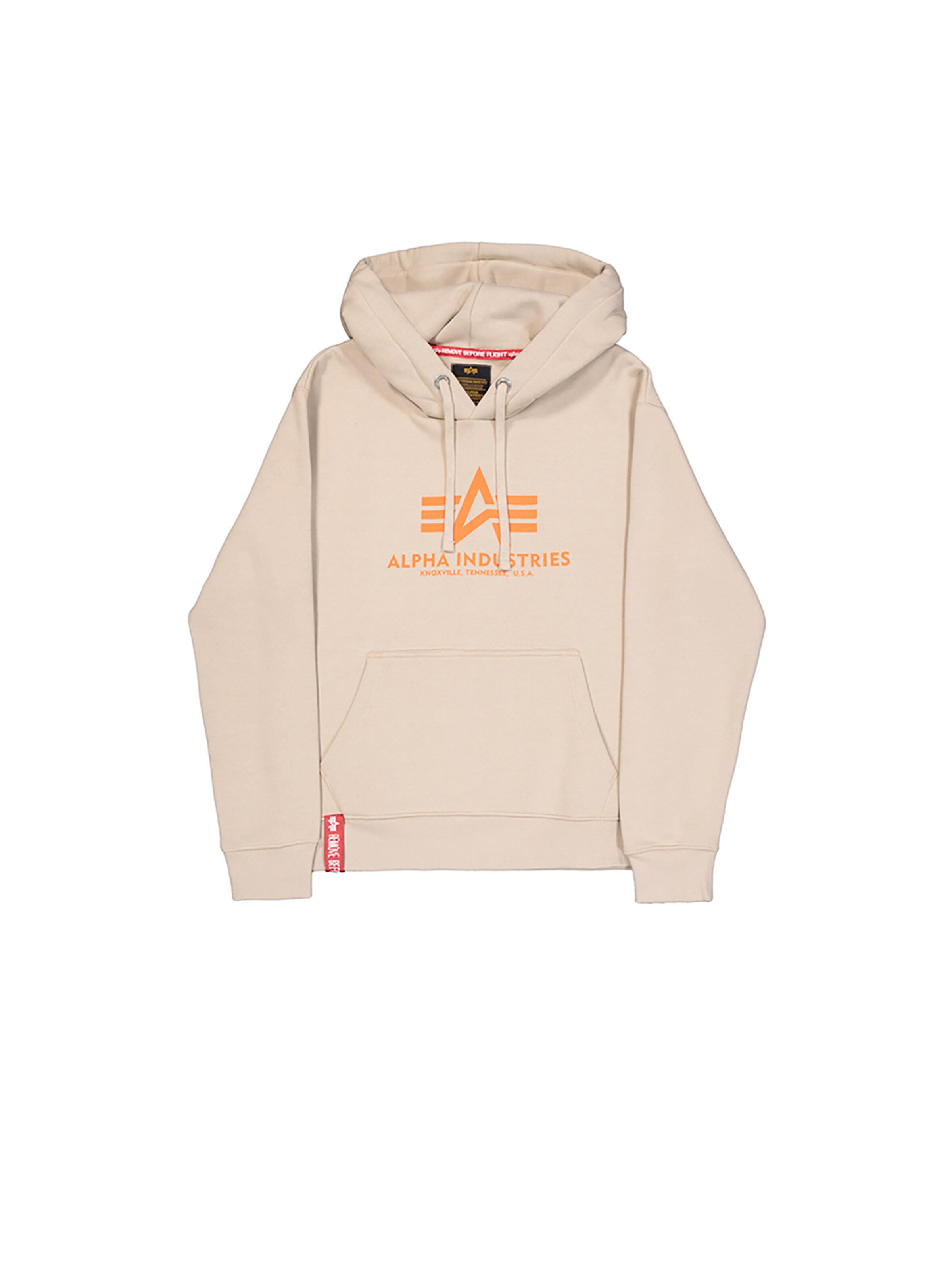 ALPHA INDUSTRIES Sweatshirt 'Basic' in Beige: front