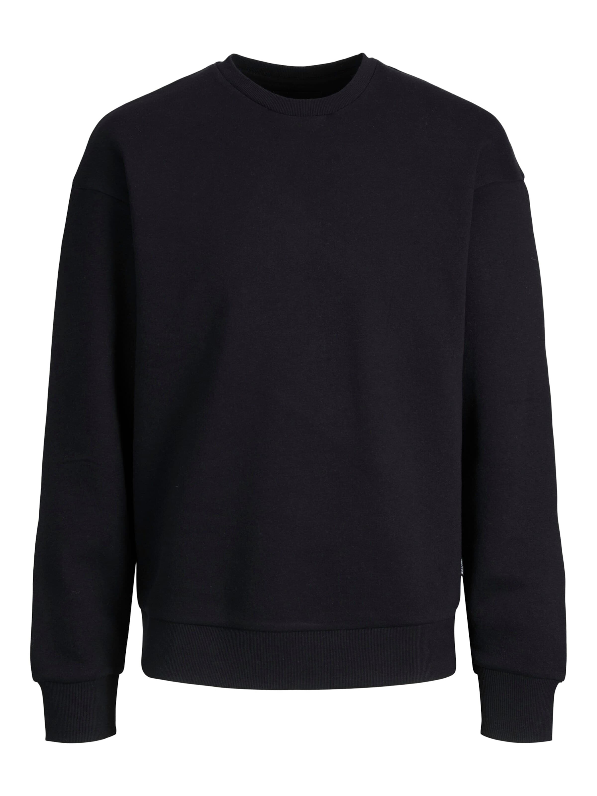 JACK & JONES Sweatshirt 'JJEBRADLEY' in Black: front