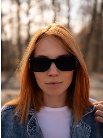 VEYREY - Gafas de sol en negro: frente