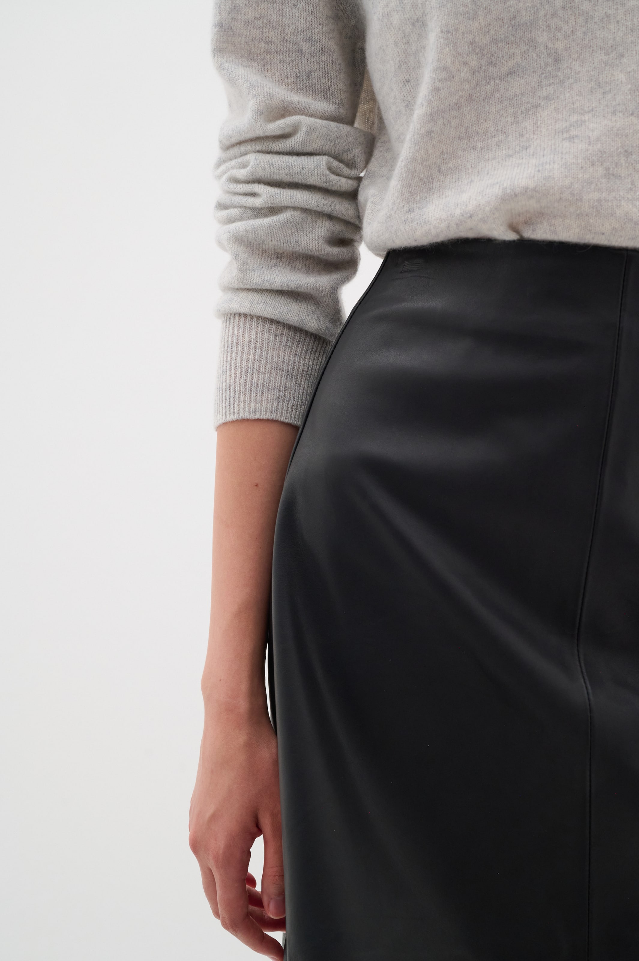 InWear - Saia 'LestherIW' em preto