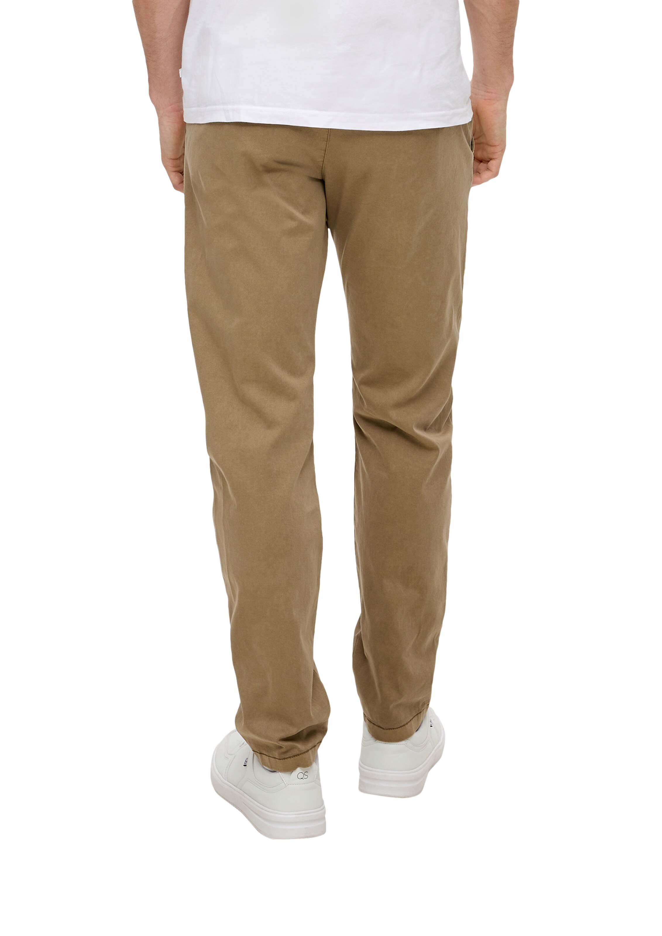 QS Slim fit Chino Pants in Brown