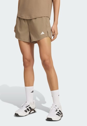 ADIDAS PERFORMANCE Regular Sportbyxa i grön: framsida