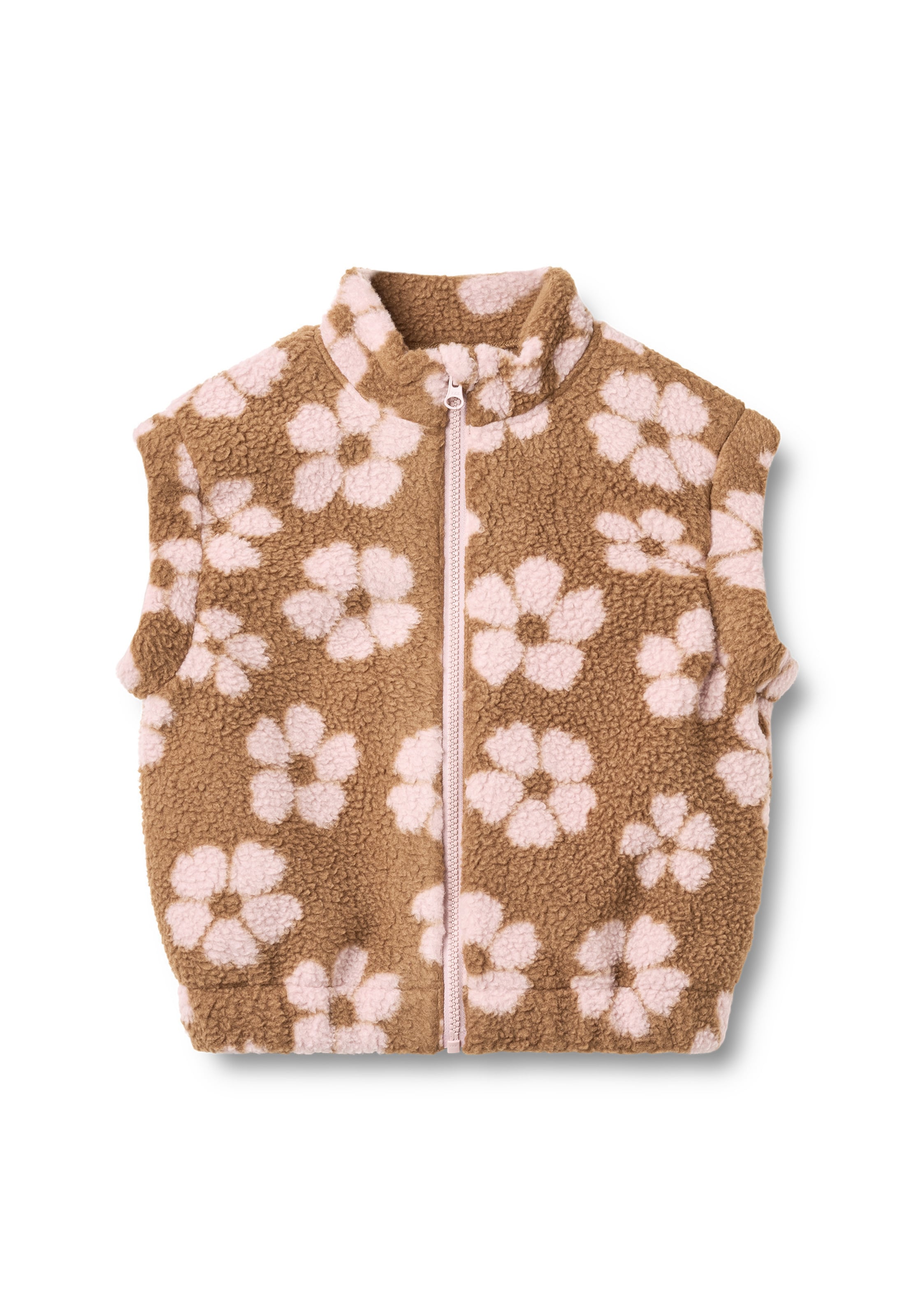 WHEAT Vest 'Selina' in Brown: front