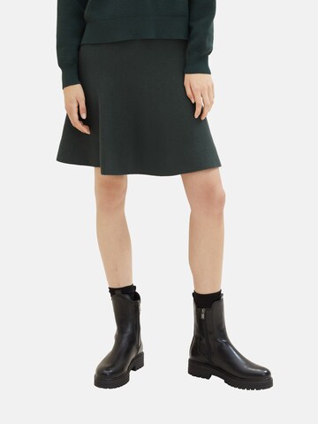 TOM TAILOR DENIM Skirt in Green: front