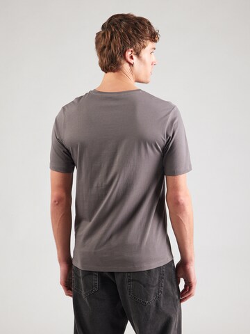 JACK & JONES Слим Футболка в Серый