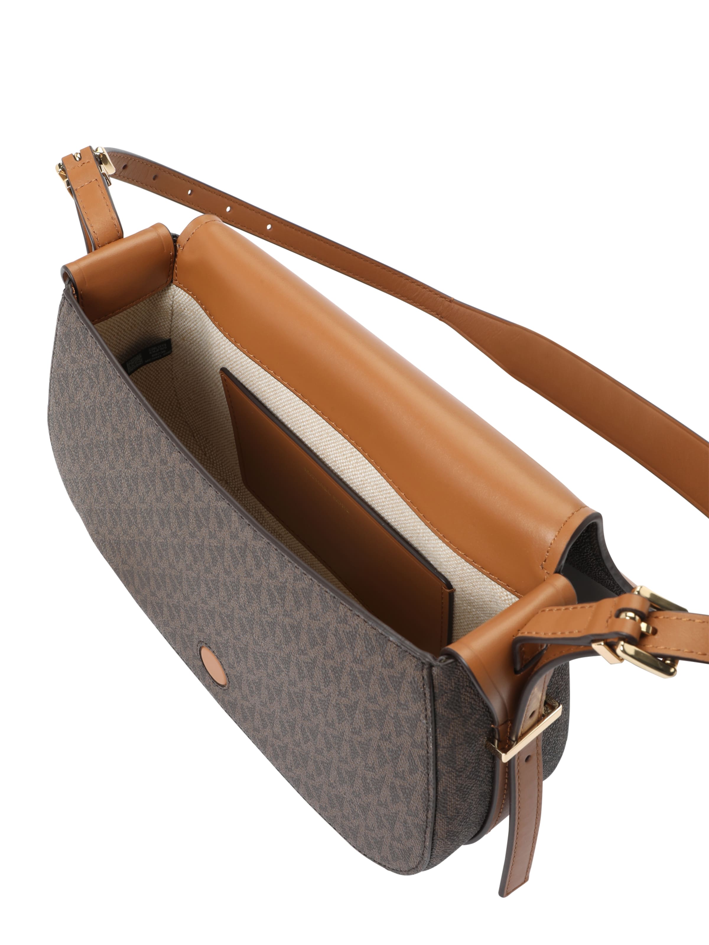 MICHAEL Michael Kors Torba za čez ramo | rjava barva