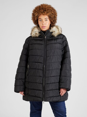 ONLY Carmakoma Winter Jacket in Black: front