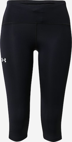 UNDER ARMOUR Skinny Workout Pants 'Fly Fast' in Black: front