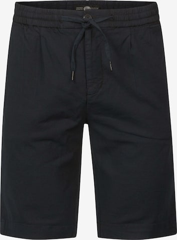 Petrol Industries Regular Chino in Blauw: voorkant