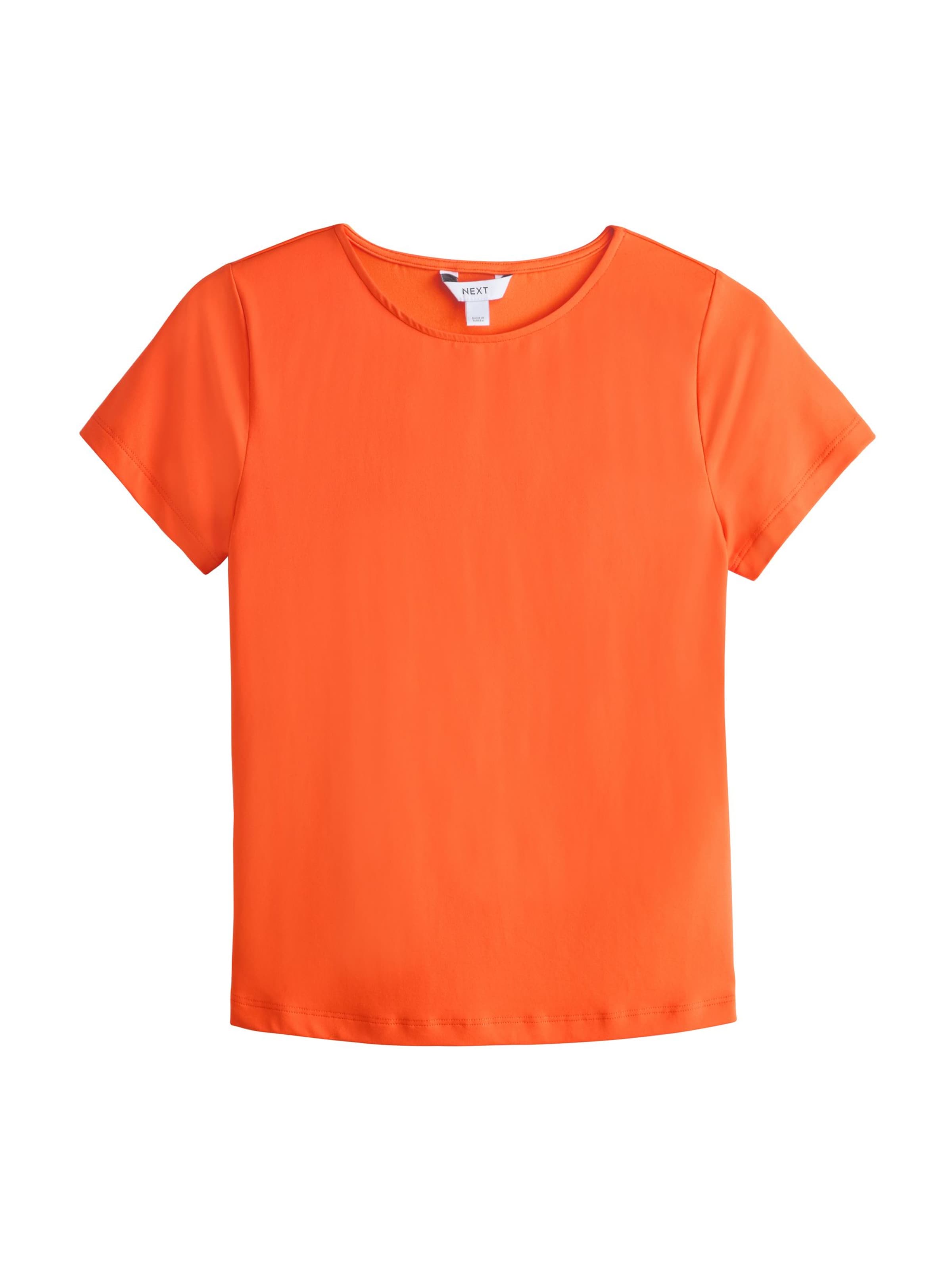 T-shirt Next en orange : devant