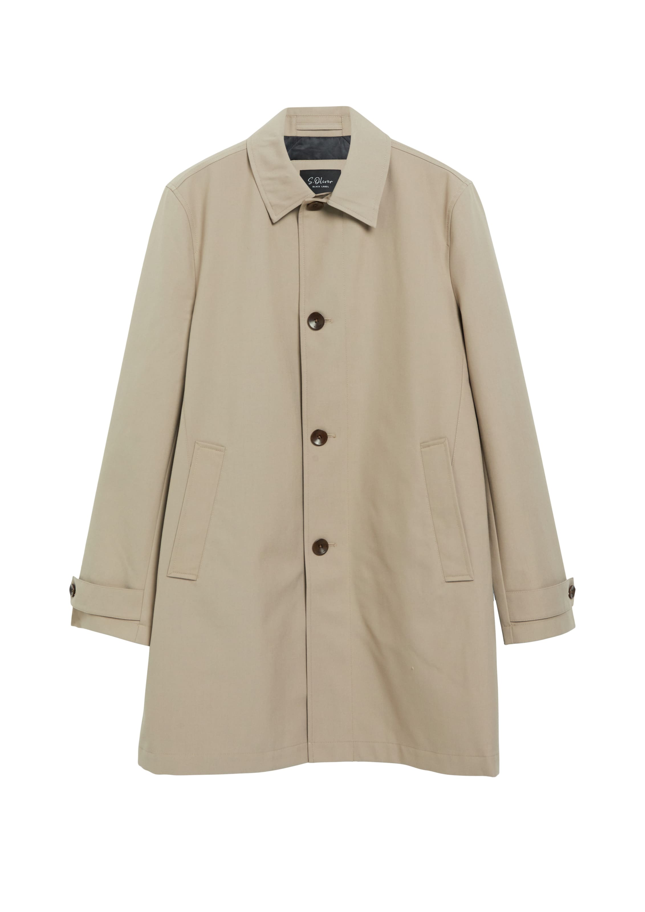 s.Oliver Manteau mi-saison en M en sable, Vue avec produit