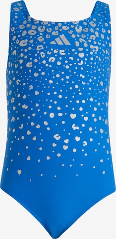 Maillot de bain de sport ADIDAS SPORTSWEAR en bleu : devant