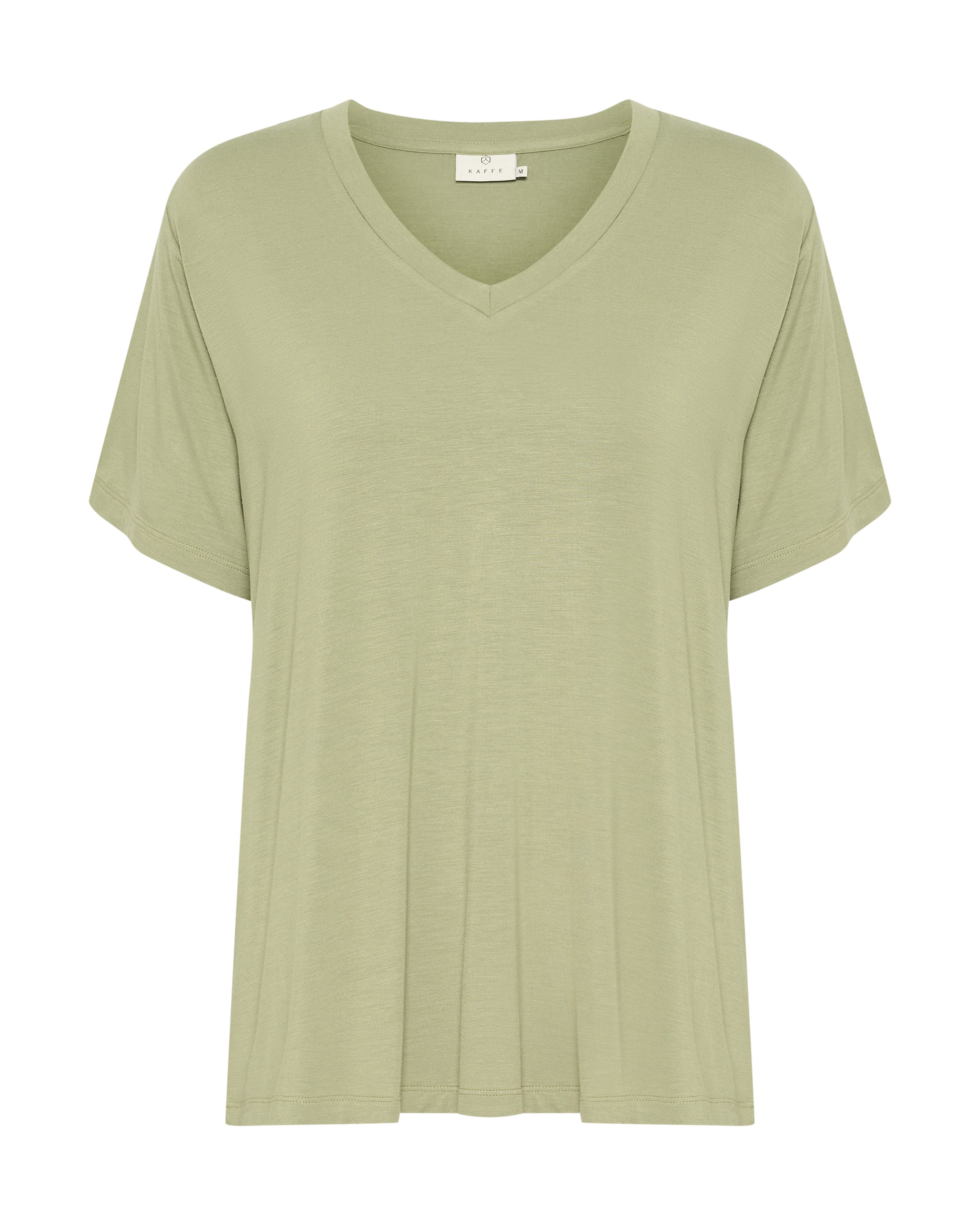 T-shirt Kaffe en vert : devant
