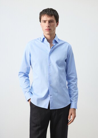 MANGO MAN Slim Fit Hemd 'Vecchia' in Blau: Vorderseite