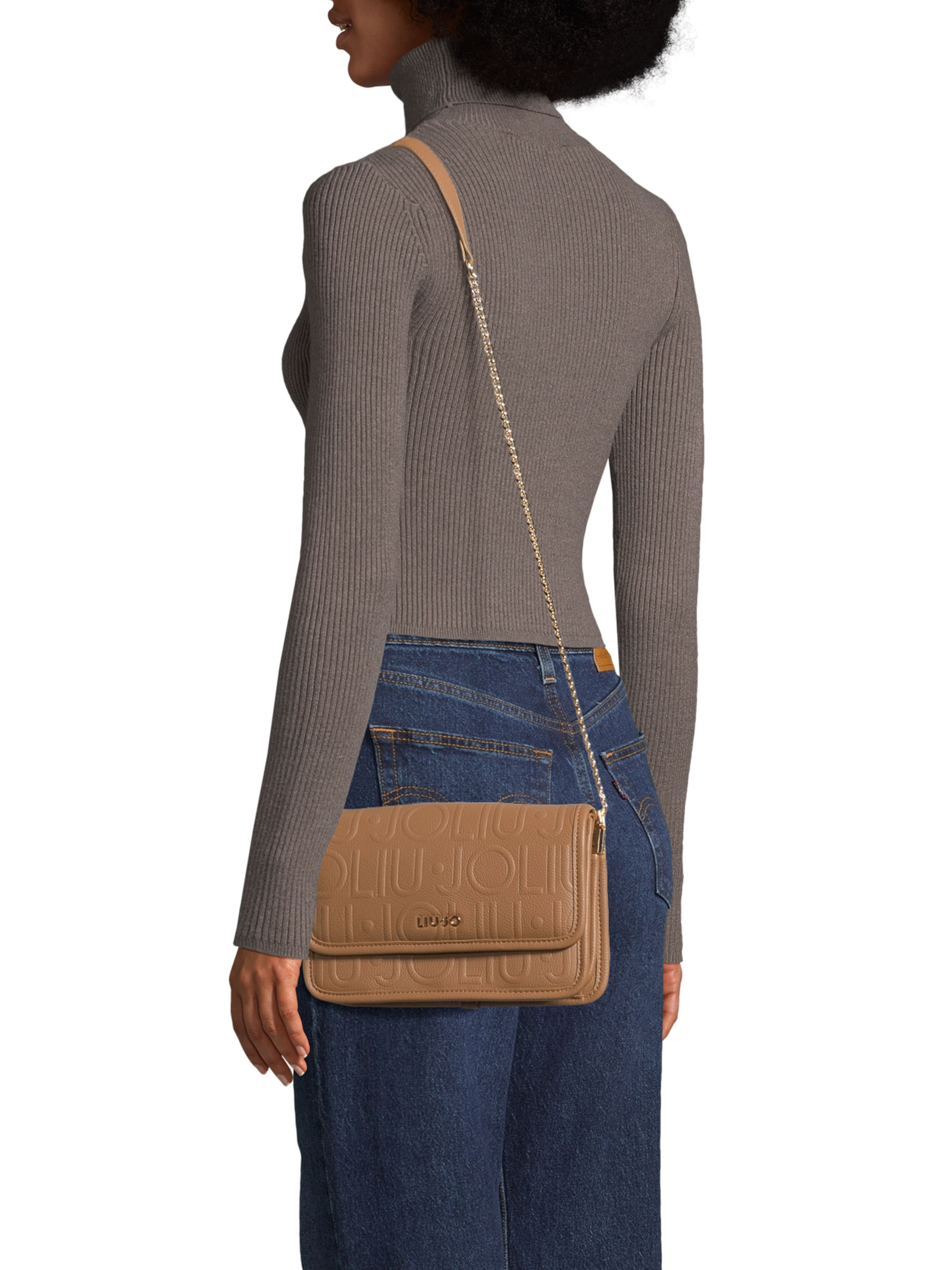 Liu Jo - Bolso de hombro en marrón: frente