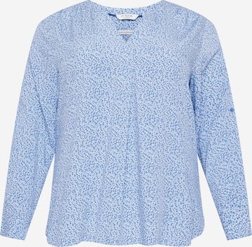 Tom Tailor Women + Blouse in Blauw: voorkant