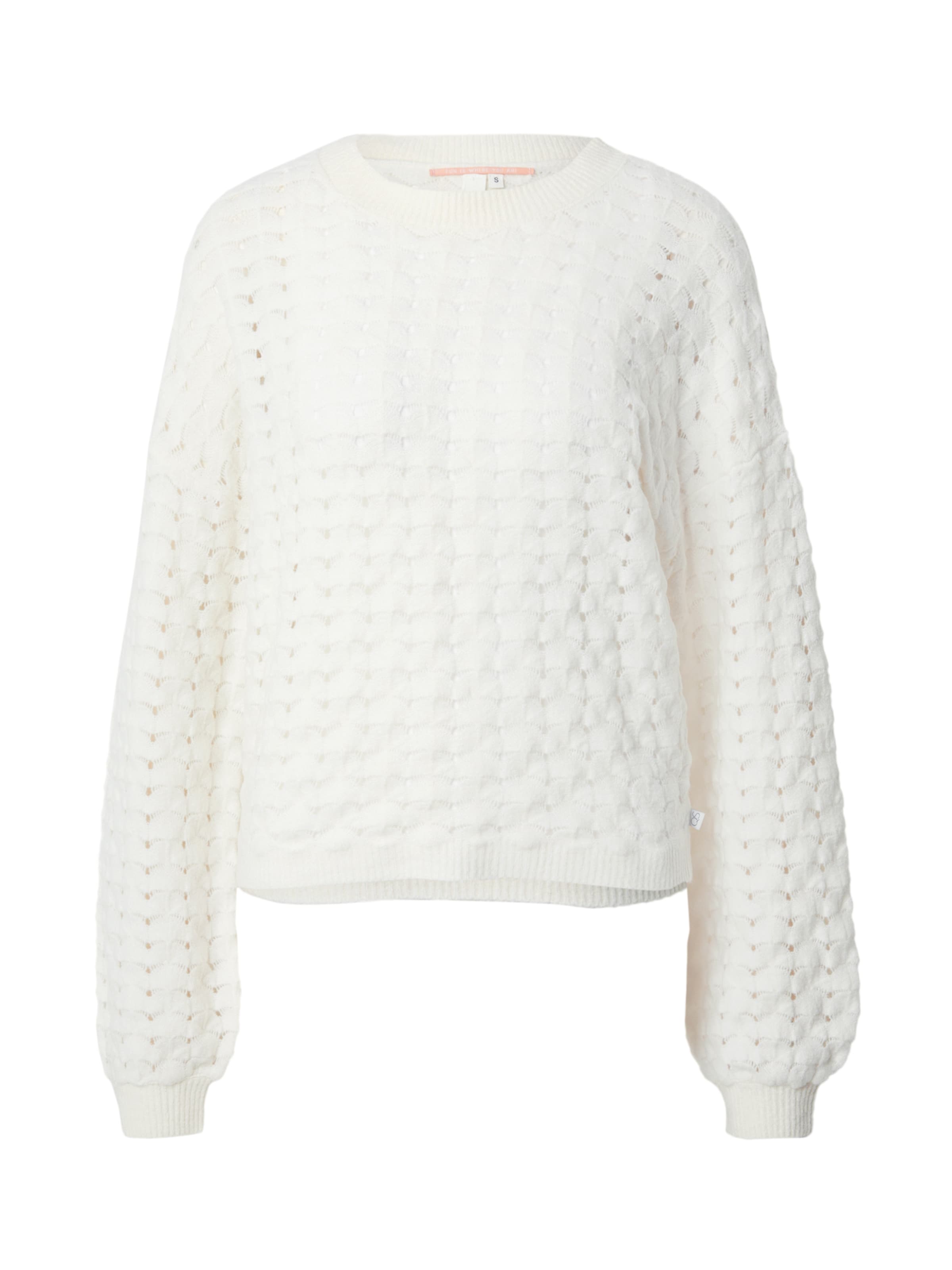 QS Trui in Beige: voorkant