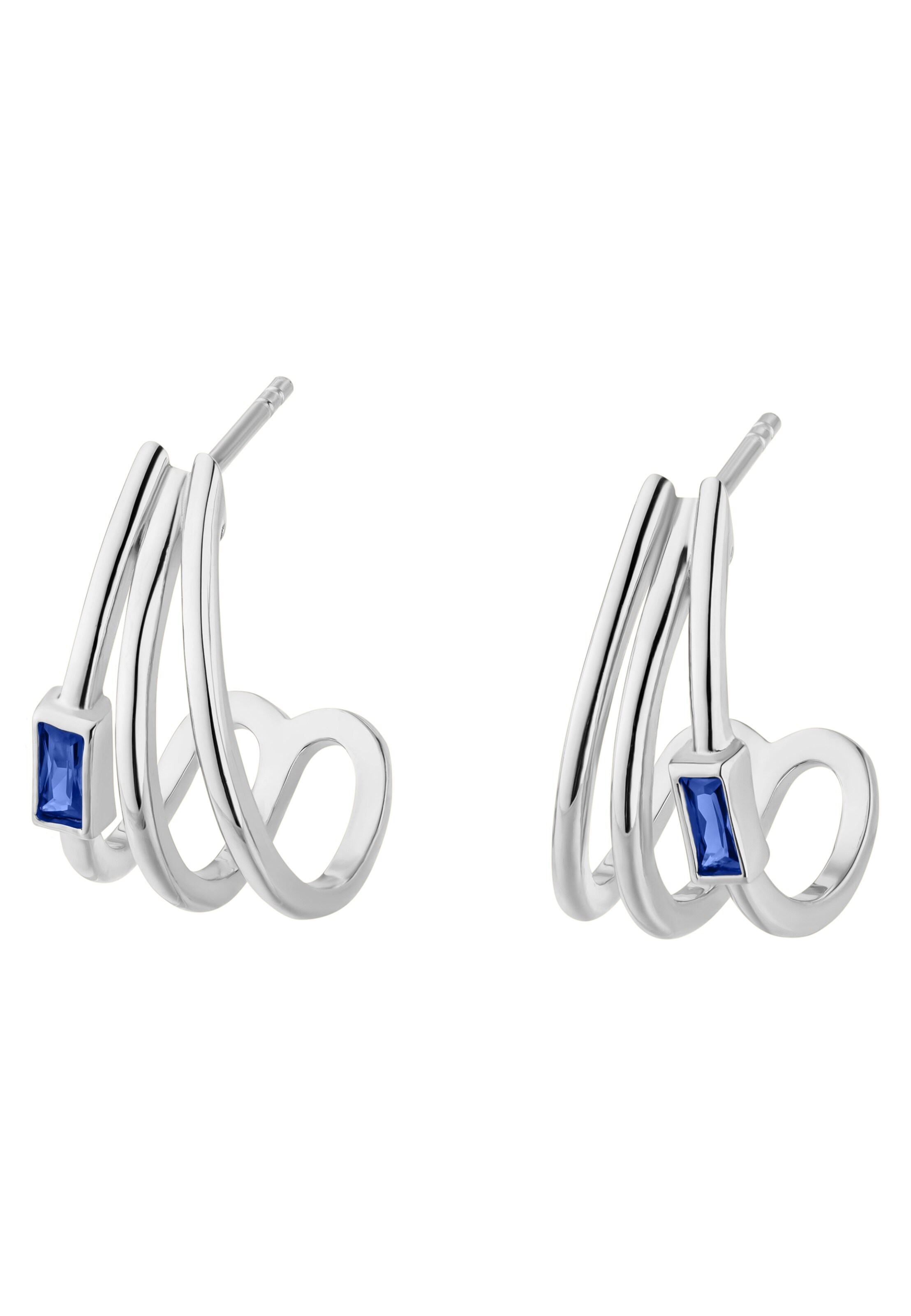 Nana Kay Earrings 'Modern Aztec' in Silver: front