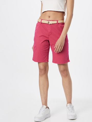 Regular Pantaloni eleganți de la ESPRIT pe roz: față