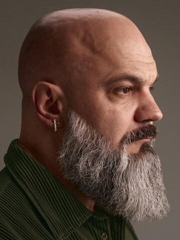 REYTEL Ohrring 'CHROME CROS'‌‌‌‌ in Silber