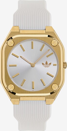 ADIDAS ORIGINALS Analoog horloge 'City Tech Thin' in de kleur Goud / Zilver / Wit, Productweergave