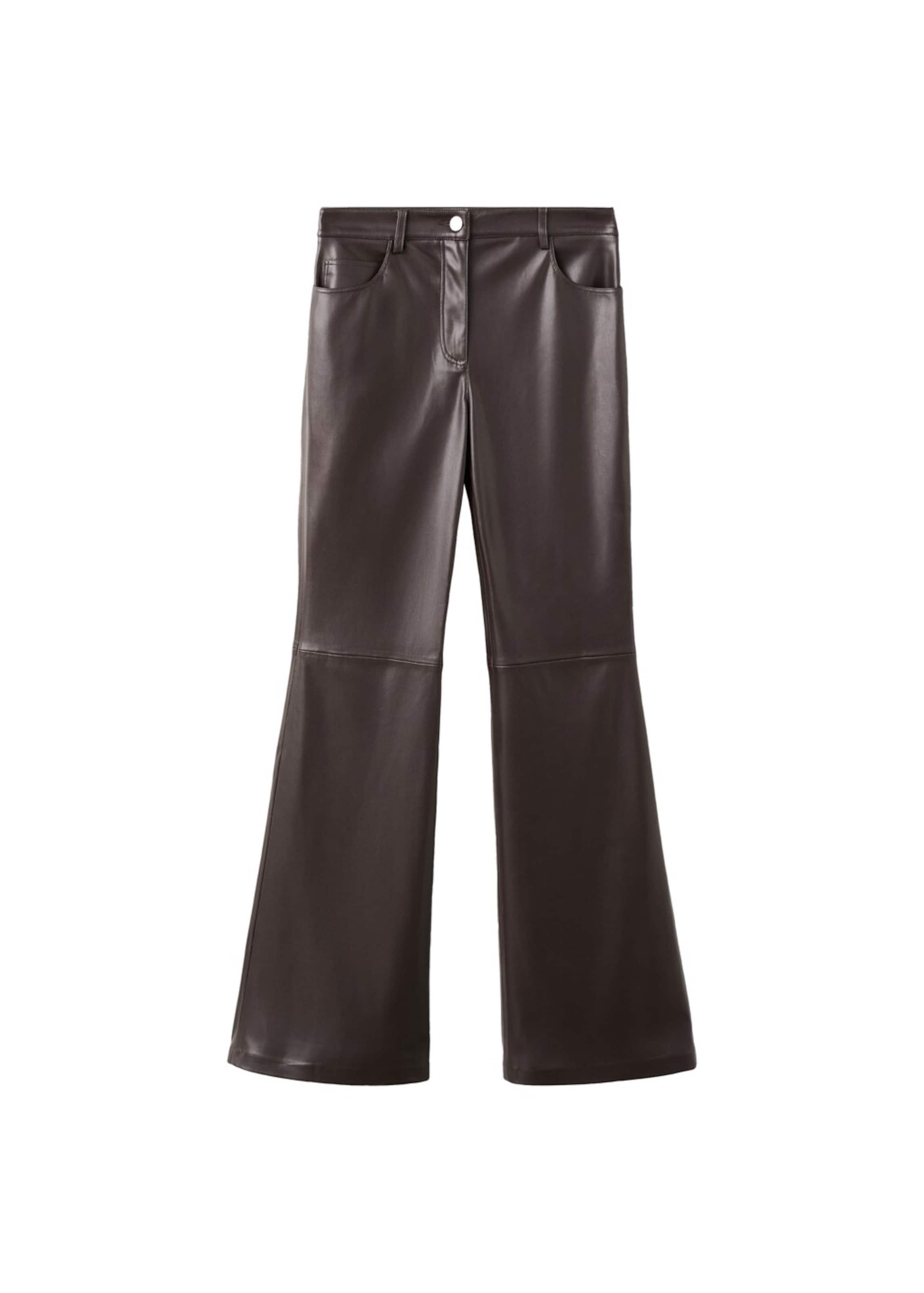 MANGO Pants 'Connie' in Chocolate, Item view